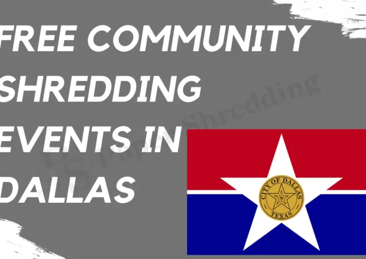 Free Community Shredding Events In Dallas
