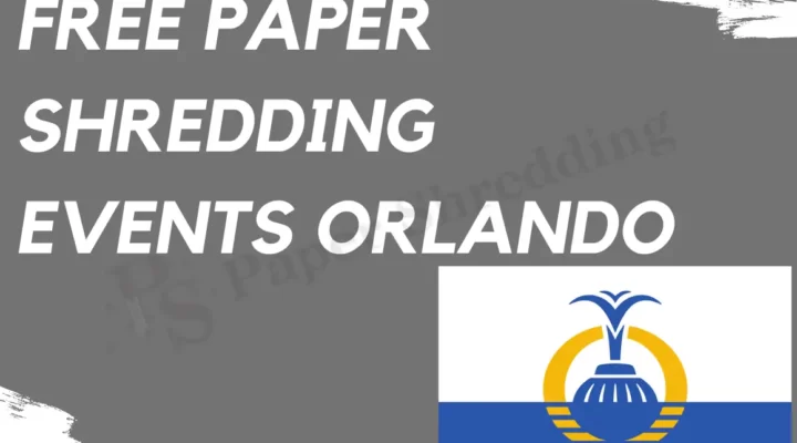 Free Paper Shredding Events Orlando