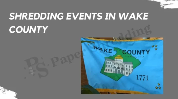 wake county shredding events