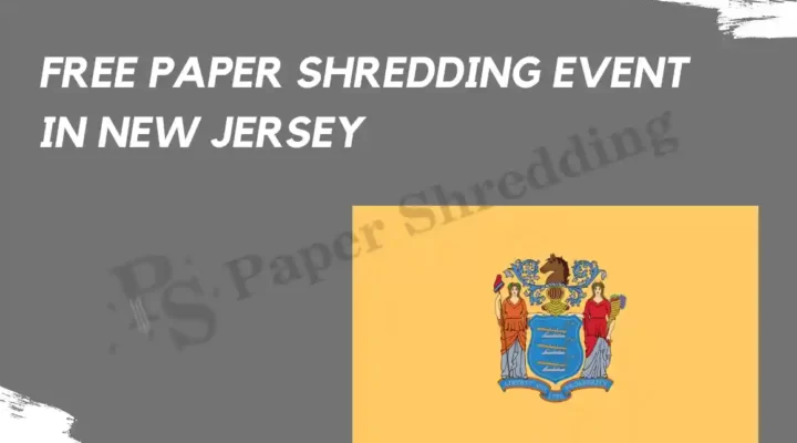 free shredding events nj