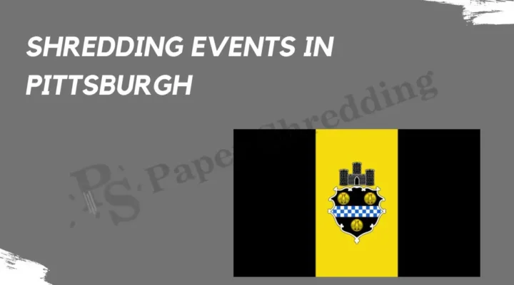 Free Paper Shredding Events Pittsburgh