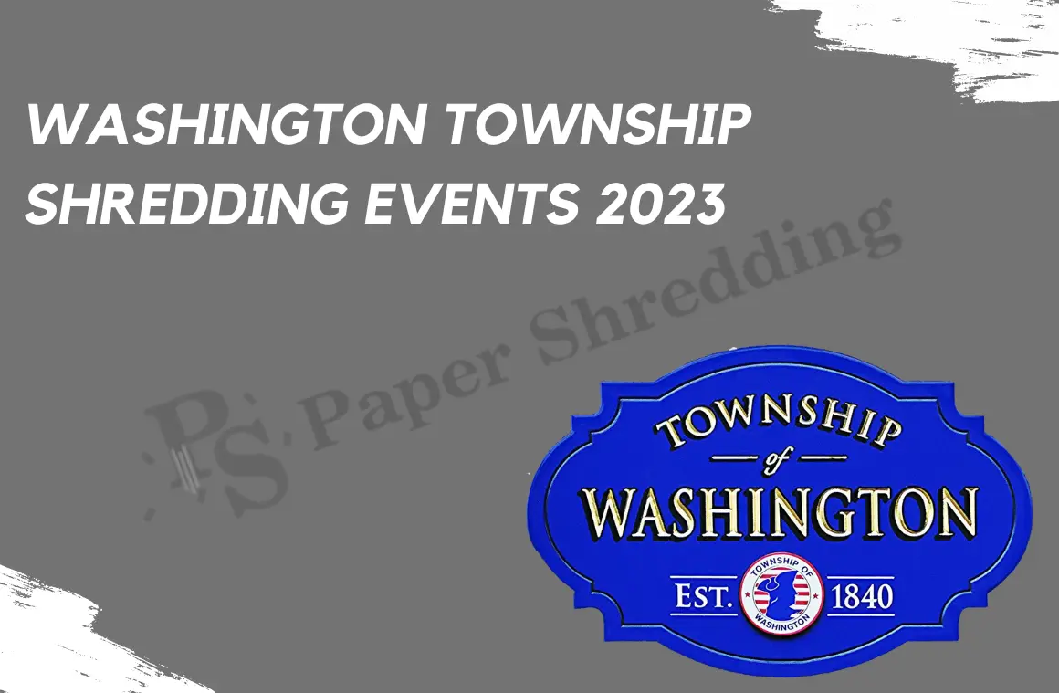 Washington Township Shredding Event