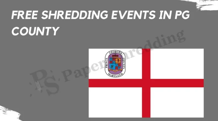 PG County Shredding Event