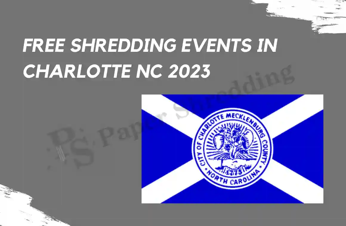 free shredding events in Charlotte NC 2023